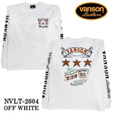 VANSON TEE L/S T-SHIRT バンソン 天竺 ロンT 長袖Tシャツ メンズ nvlt-2604