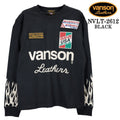 VANSON TEE L/S T-SHIRT バンソン 天竺 ロンT 長袖Tシャツ メンズ nvlt-2612