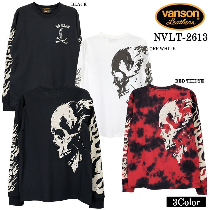 VANSON TEE L/S T-SHIRT バンソン 天竺 ロンT 長袖Tシャツ メンズ nvlt-2613