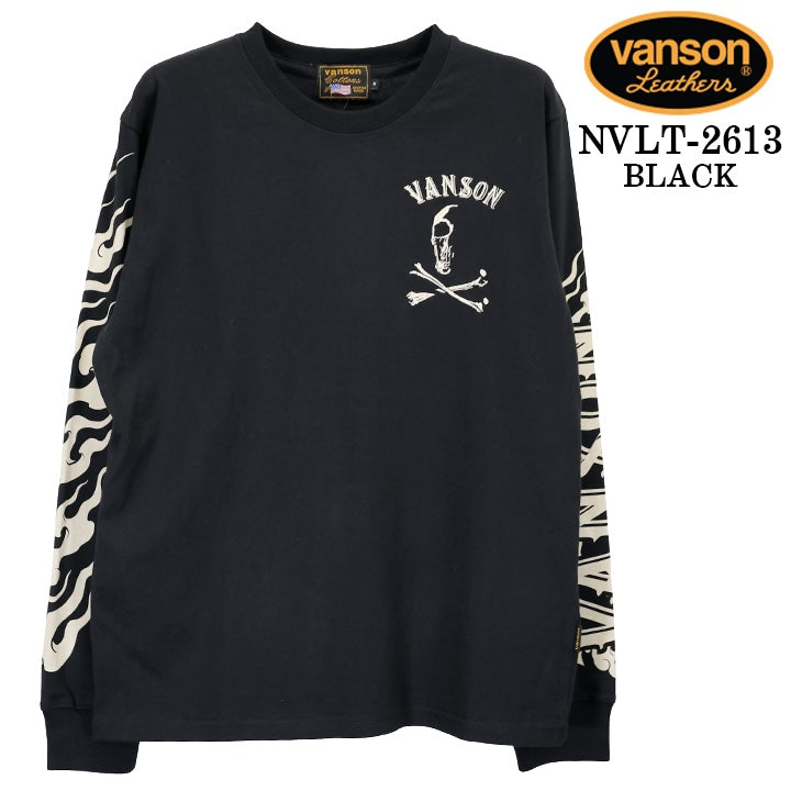 VANSON TEE L/S T-SHIRT バンソン 天竺 ロンT 長袖Tシャツ メンズ nvlt-2613