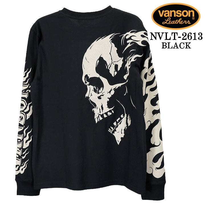 VANSON TEE L/S T-SHIRT バンソン 天竺 ロンT 長袖Tシャツ メンズ nvlt-2613