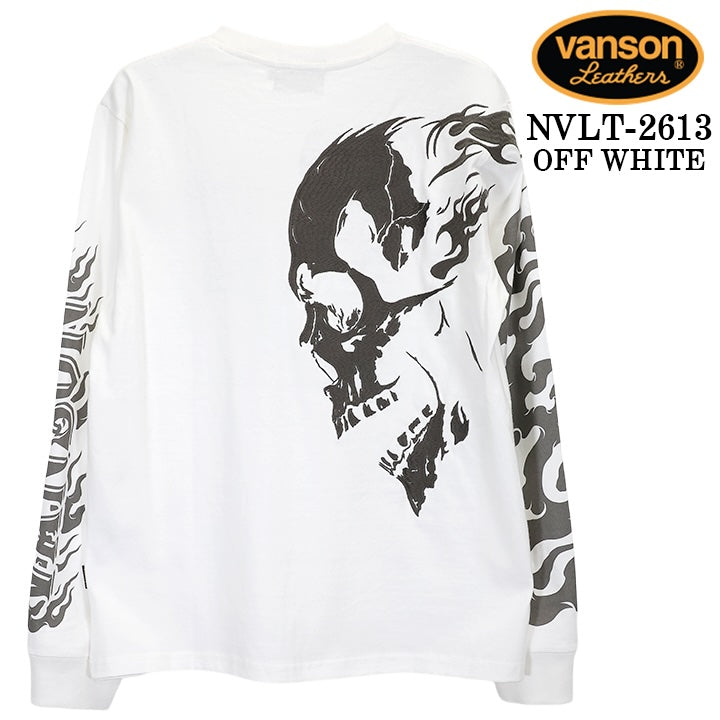VANSON TEE L/S T-SHIRT バンソン 天竺 ロンT 長袖Tシャツ メンズ nvlt-2613