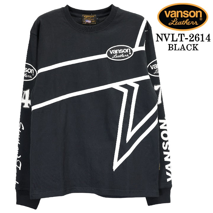 VANSON TEE L/S T-SHIRT バンソン 天竺 ロンT 長袖 Tシャツ メンズ nvlt-2614