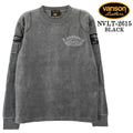VANSON TEE VELOUR L/S T-SHIRT バンソン ベロア ロンT 長袖 Tシャツ メンズ nvlt-2615
