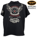 VANSON S/S POLO SHIRT STANDARD バンソン 天竺 半袖 ポロシャツ 定番 nvps-001