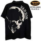 VANSON S/S POLO SHIRTバンソン 天竺 半袖 ポロシャツ nvps-2603