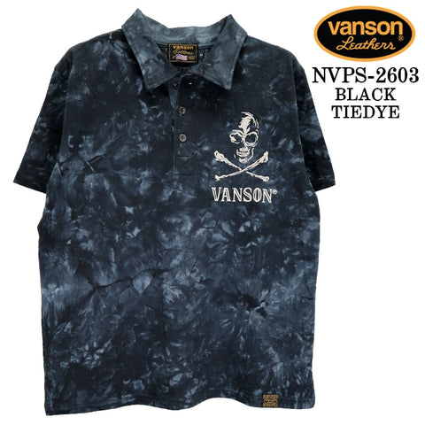 VANSON S/S POLO SHIRTバンソン 天竺 半袖 ポロシャツ nvps-2603