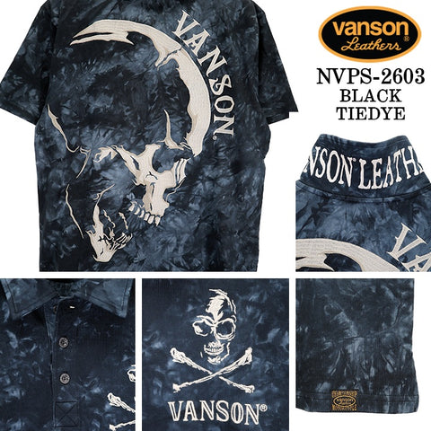 VANSON S/S POLO SHIRTバンソン 天竺 半袖 ポロシャツ nvps-2603