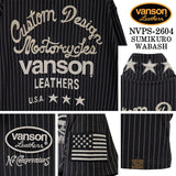 VANSON S/S POLO SHIRTバンソン 天竺 半袖 ポロシャツ nvps-2604