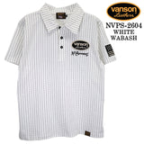 VANSON S/S POLO SHIRTバンソン 天竺 半袖 ポロシャツ nvps-2604