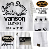 VANSON S/S POLO SHIRTバンソン 天竺 半袖 ポロシャツ nvps-2604