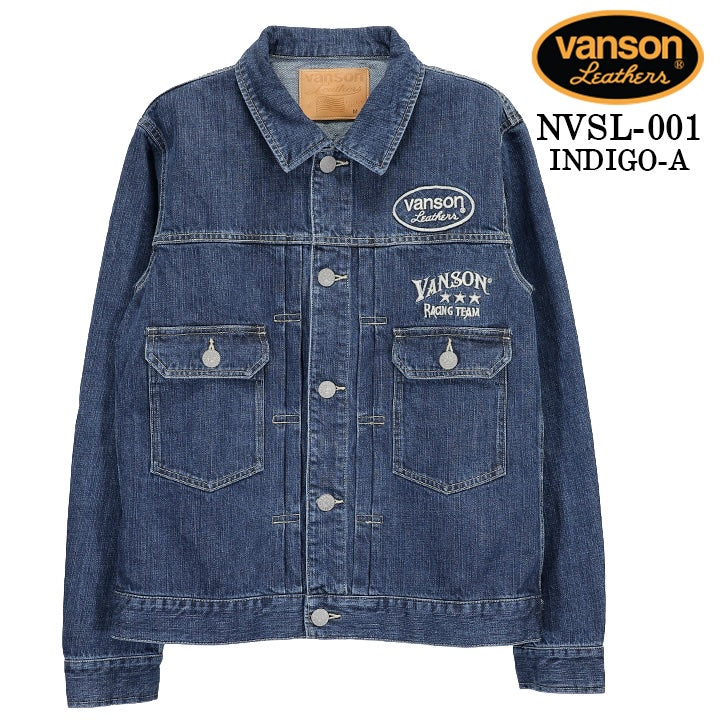 VANSON DENIM JACKET STANDARD バンソン デニム ジャケット 定番 nvsl-001