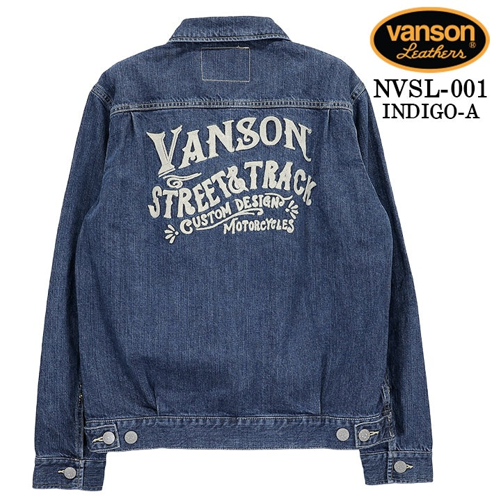 VANSON DENIM JACKET STANDARD バンソン デニム ジャケット 定番 nvsl-001