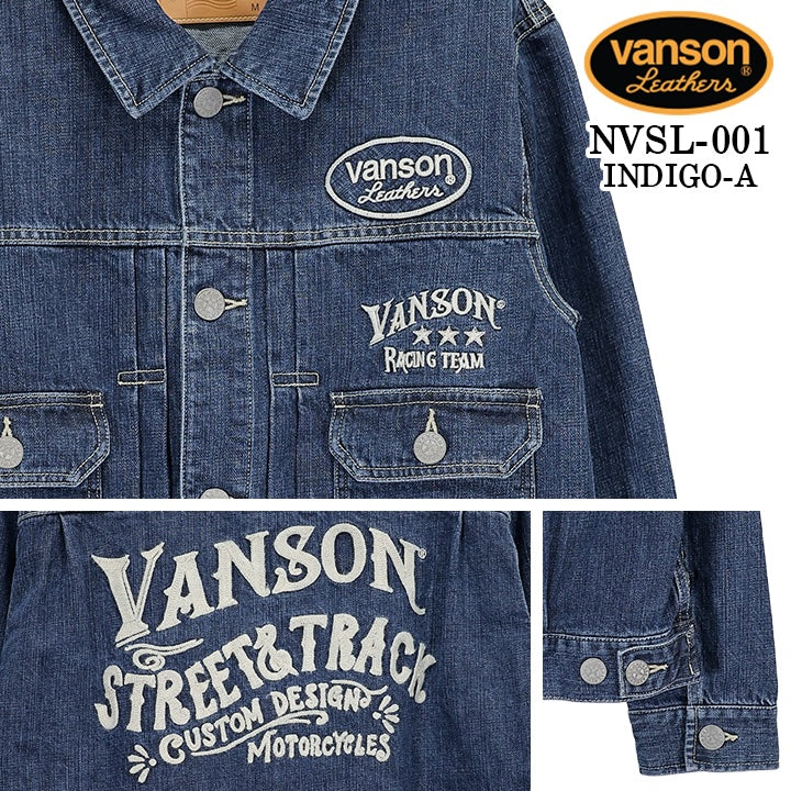VANSON DENIM JACKET STANDARD バンソン デニム ジャケット 定番 nvsl-001