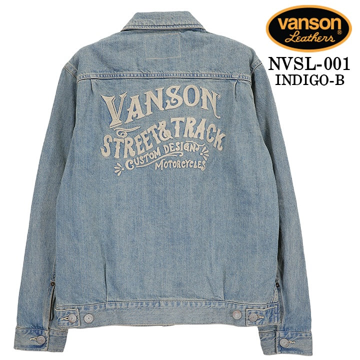 VANSON DENIM JACKET STANDARD バンソン デニム ジャケット 定番 nvsl-001