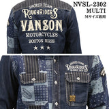 VANSON バンソン デニム 長袖シャツ メンズ nvsl-2302