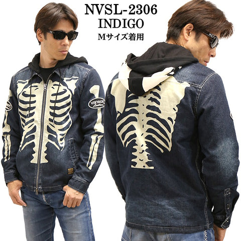 VANSON バンソン ZIPジャケット 中綿 長袖シャツ メンズ nvsl-2306