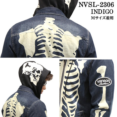 VANSON バンソン ZIPジャケット 中綿 長袖シャツ メンズ nvsl-2306