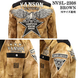 VANSON バンソン タイダイ コーデュロイ 長袖シャツ メンズ nvsl-2308