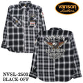 VANSON MULTI CHECK L/S SHIRT バンソン マルチカラー チェック 長袖シャツ nvsl-2503