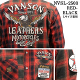 VANSON MULTI CHECK L/S SHIRT バンソン マルチカラー チェック 長袖シャツ nvsl-2503