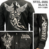 VANSON BONDING L/S SHIRT バンソン ボンディング 長袖シャツ nvsl-2505