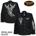 VANSON BONDING L/S SHIRT バンソン ボンディング 長袖シャツ nvsl-2505