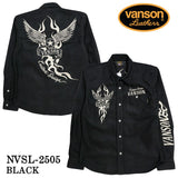 VANSON BONDING L/S SHIRT バンソン ボンディング 長袖シャツ nvsl-2505