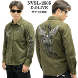 VANSON BONDING L/S SHIRT バンソン ボンディング 長袖シャツ nvsl-2505