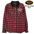VANSON CHECK L/S SHIRT バンソン チェック柄 長袖シャツ nvsl-2602