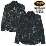 VANSON L/S SHIRT バンソン 長袖シャツ ワンポイント シャツ nvsl-803-r