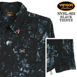 VANSON L/S SHIRT バンソン 長袖シャツ ワンポイント シャツ nvsl-803-r