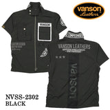 VANSON バンソン ストレッチ 半袖シャツ nvss-2302