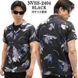 VANSON バンソン 開襟総柄シャツ 半袖シャツ nvss-2404