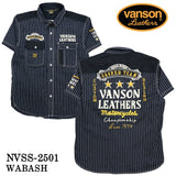 VANSON バンソン デニムシャツ 半袖シャツ nvss-2501