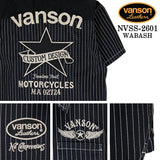 VANSON S/S DENIM SHIRT バンソン デニムシャツ 半袖シャツ nvss-2601