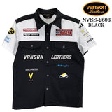 VANSON S/S RACING SHIRT バンソン レーシングシャツ 半袖シャツ nvss-2603