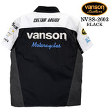VANSON S/S RACING SHIRT バンソン レーシングシャツ 半袖シャツ nvss-2603