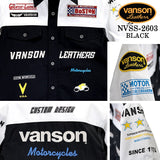 VANSON S/S RACING SHIRT バンソン レーシングシャツ 半袖シャツ nvss-2603