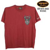 VANSON TEE S/S T-SHIRT STANDARD バンソン 天竺 半袖Tシャツ 定番 nvst-003