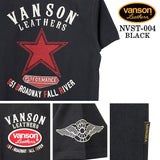 VANSON TEE S/S T-SHIRT STANDARD バンソン 天竺 半袖Tシャツ 定番 nvst-004