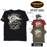 VANSON バンソン 天竺 半袖Tシャツ nvst-2301-r