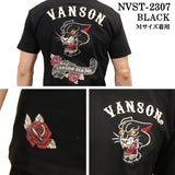 VANSON バンソン OE天竺 TEE 半袖Tシャツ nvst-2307