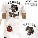 VANSON バンソン OE天竺 TEE 半袖Tシャツ nvst-2307