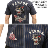 VANSON バンソン OE天竺 TEE 半袖Tシャツ nvst-2307