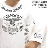 VANSON バンソン OE天竺 TEE 半袖Tシャツ nvst-2310