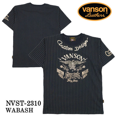 VANSON バンソン OE天竺 TEE 半袖Tシャツ nvst-2310