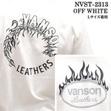 VANSON バンソン 天竺 半袖Tシャツ nvst-2313