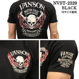 VANSON バンソン 天竺 半袖Tシャツ nvst-2320