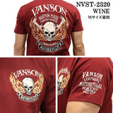 VANSON バンソン 天竺 半袖Tシャツ nvst-2320